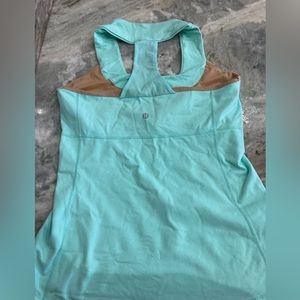 Lululemon Halter Neck, Built In sports bra Racerback Tank Top Sz 8 (L)